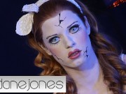 Dane Jones Haunted doll redhead craves cock in Halloween horror parody hot babes xxx hd
