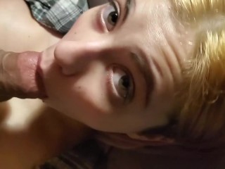 Seducing my best friend. Sucking and Titty Fucking!So much fun. I love being covered_in cum XD