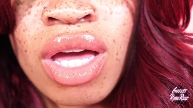 Goddess Rosie Reed Lipstick Fetish Lip Puckering Fetish Joi Goon To Glossy Pink