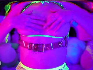 Jewelz Blu Trippy Neon Fishnet Dildo Suck and_Fuck (FULL VIDEO_ON MODELHUB)