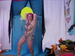 Corrina Karma Strip Tease Sword Swallowing