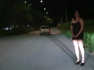 I dress up as a whore of the night and a stranger paysme to fuckin his car