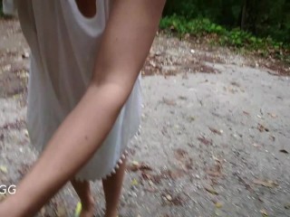 Leaving my Clothes and_Touching Myself on a Public Hiking Trail