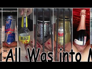 Compilation. Bottle, Soda And Beer Can Insertion