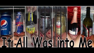 Insertion Of A Bottle Of Soda Or A Beer Can Into A Compilation