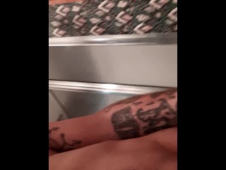 Just out of the shower and talking dirty while showing off my bigcock!!