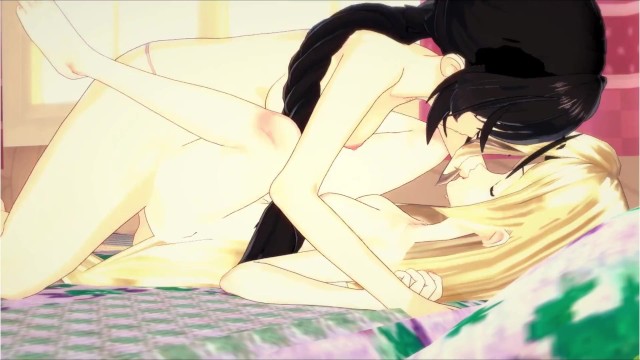 Tales of Berseria Hentai - Velvet fucks Magilou with a lesbian strapon until she cums.