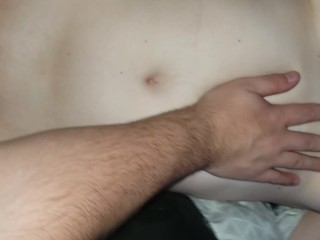 Netflix and_Chill Ends in Cumshot for Wife