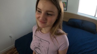 Cute Teen Gamer Gets Fucked By Daddy Eliza Eves After Losing A Game