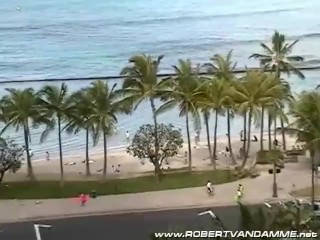 Robert van Damme with hbis huge load at Hawaii