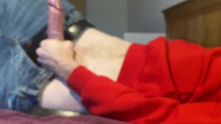 Married Straight Guy Big Dick Jerking Off EPIC Double Cum Slow Oiled Masturbation Cumshots