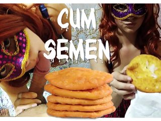 Se Acabó La Mayonesa Así Que Le Pido A Mi Hermanastro Que Le Tire Semen A Mi Sopaipilla
