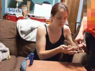 Eating A Brownie With Cum