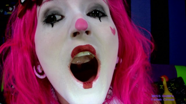 You Clown Porn - Clown Girl Belches in your Face while Showing you the inside of her Mouth -  Pornhub.com