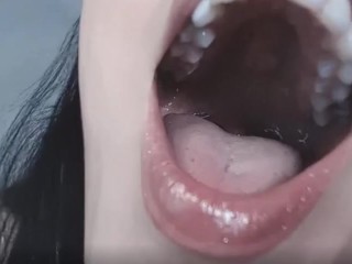 Close up POV Cum on my_pretty lips