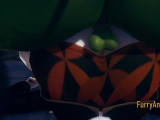Furry Yaoi 3D - Hard Sex Dragon & White Rabbit