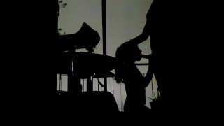 Silhouettes in the Balcony at Night - Pornhub.com