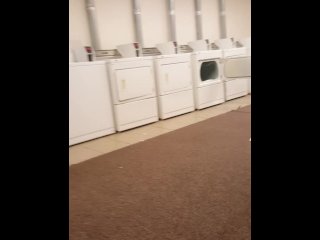 Cumshot Guy Almost Caught Jerking Off In Public Laundromat