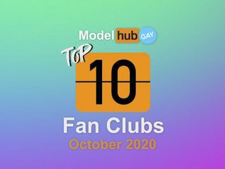Top Fan Clubs October 2020 - Pornhub Model Gay Edition