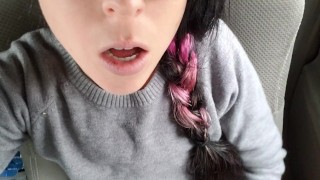 Masturbation In The Car And Squirting In My Underwear