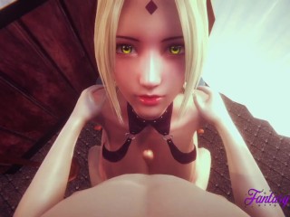 Naruto Hentai 3D - POV Tsunade Boobjob_with cum_in her tits