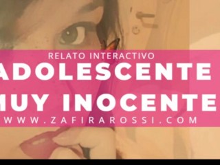 ROLEPLAY JOVENCITA VIRGEN, DULCE E INOCENTE RELATO_ERÓTICO INTERACTIVO [ASMR] STORIES_IN SPANISH