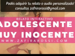 ROLEPLAY_JOVENCITA VIRGEN, DULCE E INOCENTE_RELATO ERÓTICO INTERACTIVO [ASMR] STORIES IN SPANISH