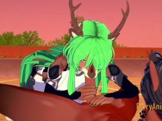 Furry Hentai 3D - Deer and Horse Hard Sex 1/2
