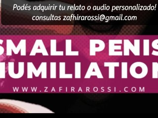 JOI INTERACTIVO SPH_SMALL PENIS HUMILIATION ASMR ¡ENJOY! AUDIO ONLY_VOZ FEMENINA ARGENTINA