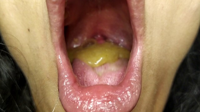 Gagging Uvula Mouth Tongue FoodPlay DenseSpit MouthFetish ExtremeGa