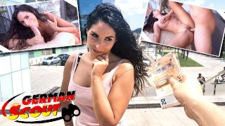 Nejlepší nová porno - Německý SKAUT Přirozená LATINA Dívka LINDA Vyzvednutí A Hrubý FUCK NA Skutečném STREET CASTINGU