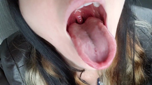 Porn Throat Tongue Out - Mouth and Throat Fetish - Pornhub.com