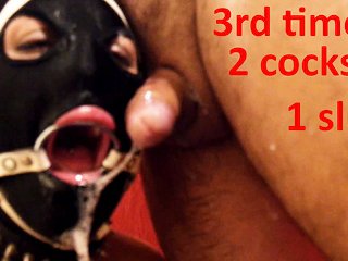 3Rd Time 2 Cocks 1 Slut - The Hole For Pounding