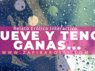 RELATO_INTERACTIVO JOI STYLE LLUEVE Y TENGO GANAS DE COGER SOLO AUDIO [SONIDOS AMBIENTALES ASMR]