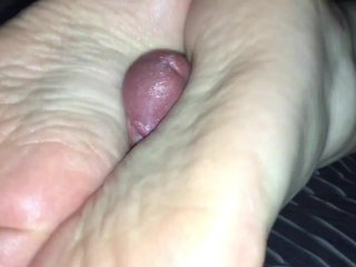 Solejob With Fountain Of Cum, No Sound