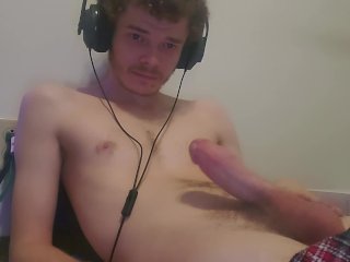 Stroking My Cock To Porn While You Watch Me
