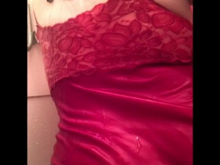 getting my nightie all wet in the shower while making my_tits all soapy
