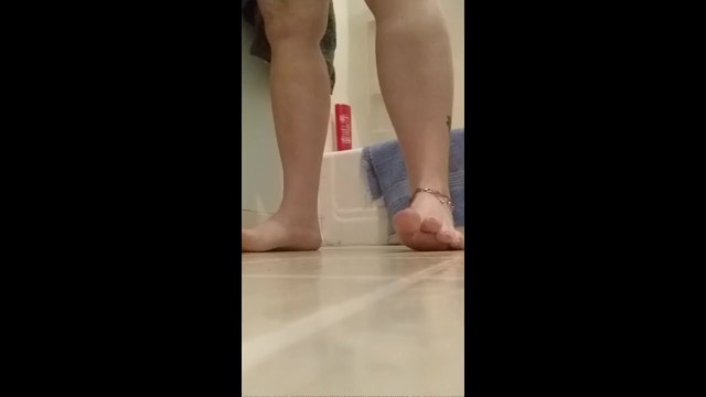 Foot Feet Fetish Pissing with slomo slow motion BBW Mature MILF full bush hairy 7
