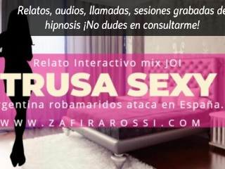 PARTE 2 ROLEPLAY INTERACTIVO & JOI ARGENTINA SEXY EN ESPAÑAAUDIO ONLY_HOT ASMR VOICE