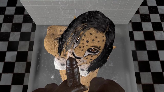 The Cheetah Girls 2 Porn - Cheetah Girl Blowjob in the Shower Cum on Face Furry Cosplay - Pornhub.com
