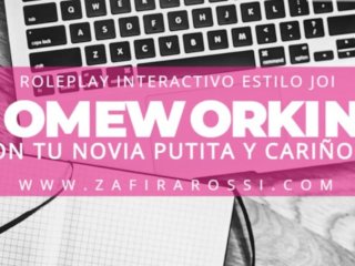 ROLEPLAY & JOI HOME OFFICE CON TU NOVIA PUTITAY CARIÑOSA [HOMEWORKING] ASMR_AUDIO ONLY SEXY SOUNDS