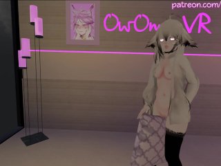 Horny Cat Girl Humps Her Pillow Until She Cums [Intense Moaning, Vrchat Erp, 3D Hentai, Cosplay]
