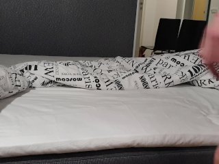 Best Video So Far! Bed Humping andMoaning in Hotel Room )HugePinkDick