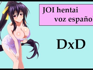 Audio JOI hentai con Akeno de DxD. Ella se rie de tu pene.