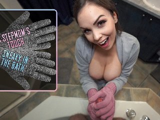 A Stepmom's Touch: Sneaky In The Bath - Immeganlive