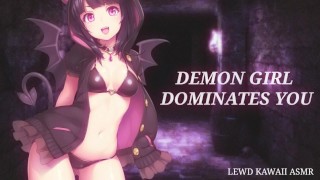 Demon Girl Dominates You (Sound Porn) (English ASMR)