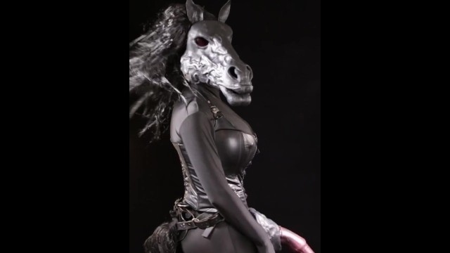 Giant Horse Transformation Porn - Hermaphrodite Horse Playing with its Massive Body - Pornhub.com