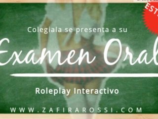 Roleplay Interactivo Colegiala Dando Su Examen Oral Asmr Sounds Audio Only Voz Argentina
