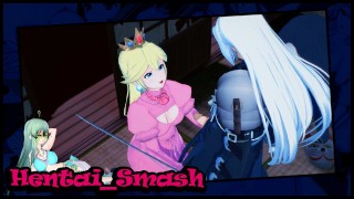 Rough Super Smash Bros Hentai Sephiroth Fucking Princess Peach Cum Inside Her Pussy