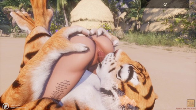 Wild Life / Tiger Girl With Lesbian Teen